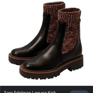Sam Edelman Laguna Knit Sock Chelsea boot